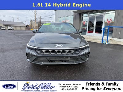 2024 Hyundai Elantra Hybrid Blue